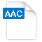 format file aac
