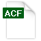 arquivo de formato acf