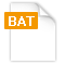 arquivo de formato bat