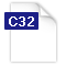 フォーマットファイル C32