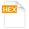 fichier au format hexadécimal