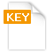 clave de archivo de formato