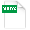 archivo en formato vhdx