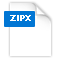 フォーマットファイル zipx